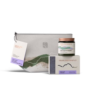 Hand & Body Cream with Soap Gift Bag - Wild Nettle & Heather