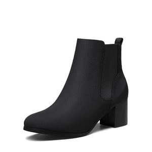 DREAM PAIRS Chelsea Chunky Block Heel Booties