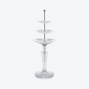 Mille Nuits Tall Pastry Stand - Clear | Baccarat
