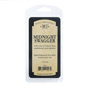 Midnight Swagger, Wax Melts, 2.75 oz - White / Midnight Swagger