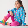 Girls Sunrays Zip-Up Rain Jacket
