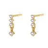 Luminara Stud Earrings 14K Gold