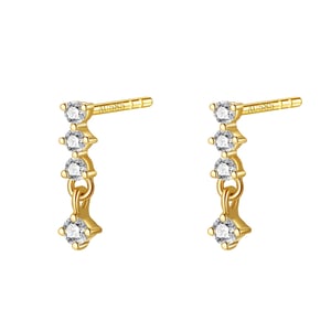 Luminara Stud Earrings 14K Gold