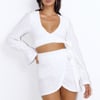 Seen First Crop Top White