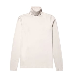 Sunspel Womens L/S Roll Neck Top Ecru