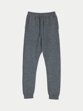 Kids Cashmere Track Pants - 11-12 years / dim gray / KK0038-1300