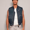 Bomber Gilet in Navy