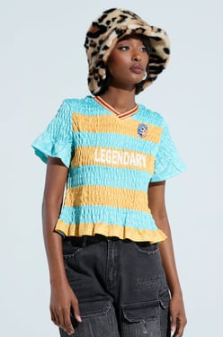AKIRA I Am A Legend Jersey Top | Size Small