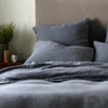 French Blue 100% Linen Flat Sheet