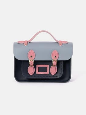 The Mini - Navy, French Grey & Rambling Rose