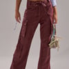 AKIRA Do Something Crazy Cargo Trouser Pants | Size Large
