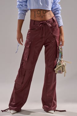 AKIRA Do Something Crazy Cargo Trouser Pants | Size Large