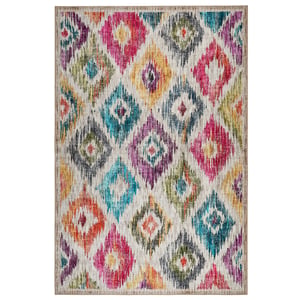 Painted Ikat Eco-Washable Rug - 185x275cm