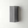 Mullian ip65 up and down wall light in black