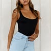 BASE Everyday Staple Singlet Top Black