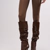 AKIRA Chocolate Nude Tights | Brown | Size Small/Medium