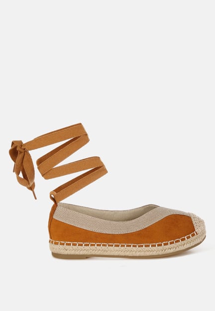 Yalva Microfiber Detachable Lace Espadrilles