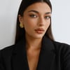 Sent With Love Earrings Gold