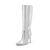 DREAM PAIRS Pointed Toe Stiletto High Heel Knee High Boots