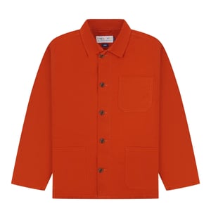 Uskees 3001 Buttoned Overshirt Rust