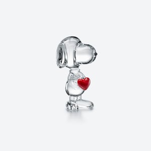 Snoopy Heart Figurine - Red | Baccarat
