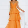 Sunset Waltz Maxi Dress Orange