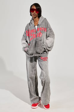 AKIRA Winners Club Wide Leg Jogger Pants | Size 1X