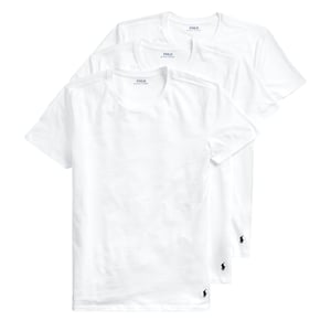 Polo Ralph Lauren 3-Pack S/S Crew Undershirt White