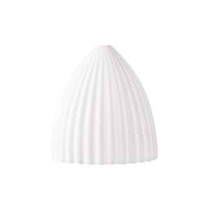 Larger Scallop in opaline glass