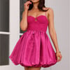 Georgia Bubble Mini Dress Pink