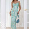 Hotline Babe Midi Dress Green
