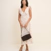 White Floral Coen Midi Dress