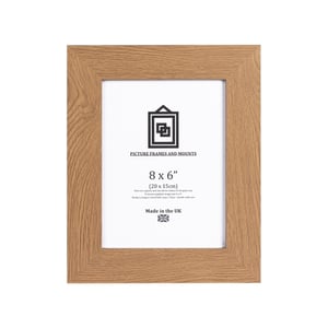 Oak, Walnut 8x6 Inch Photo Poster Frame