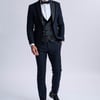Poletto 3 Piece Navy Tuxedo