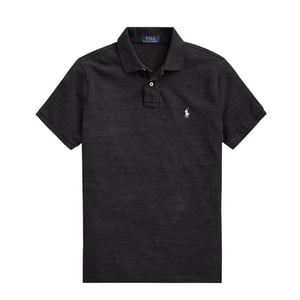 Polo Ralph Lauren The Iconic Mesh Polo Shirt Black Marl Heather