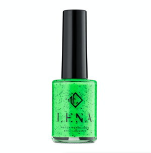 LENA Breathable & Water-Permeable Halal Nail Polish - Speckled Pattern - Don't Lime to Me - SE15