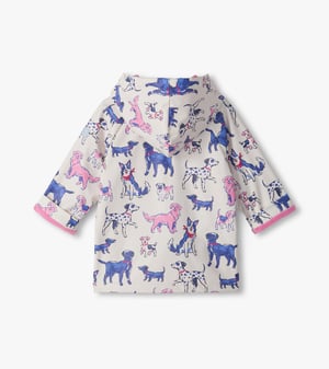 Baby & Toddler Girls Little Pups Rain Jacket