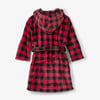Buffalo Plaid Kids Fleece Robe
