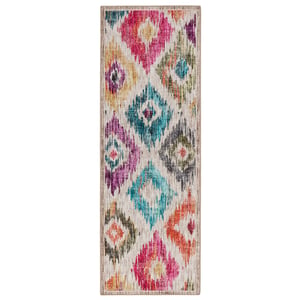 Painted Ikat Eco-Washable Runner - 75x220cm