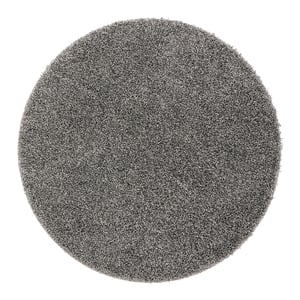 My Rug - Grey Fleck Washable Rug - 100cm Dia Circle
