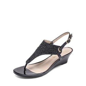 DREAM PAIRS Low Wedge Dress Sandals