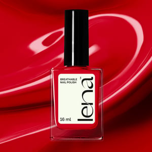 LENA Breathable & Water-Permeable Halal Nail Polish - Riyadh Red - LE78