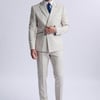 Caridi Beige Double Breasted Two Piece Suit
