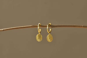 nkuku Esta Hoop Earrings | Gifting | One Size | Gold