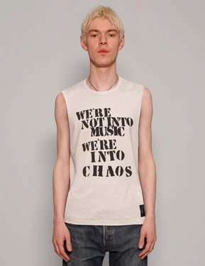 We're into Chaos' Vest in Ecru