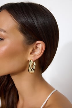 Queen Energy Earrings Gold