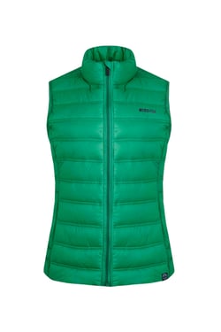 Weird Fish Atissa Lightweight Padded Gilet Evergreen Size 8