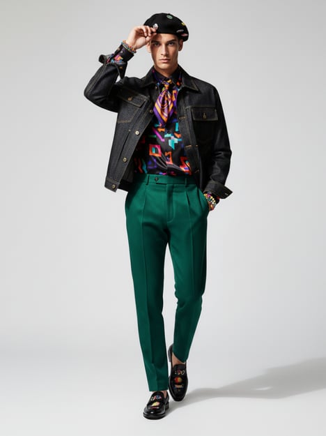 Men's Denim Jacket TRIBECA COUTURE BYMANYC ® New York