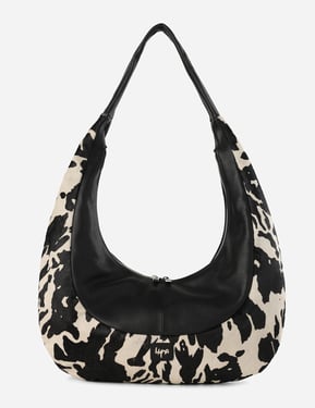 Hyna Arco Crossbody Bag (Black) - Black