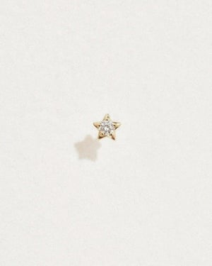 Midnight Star Stud -Push Pin - 18g - 6.5